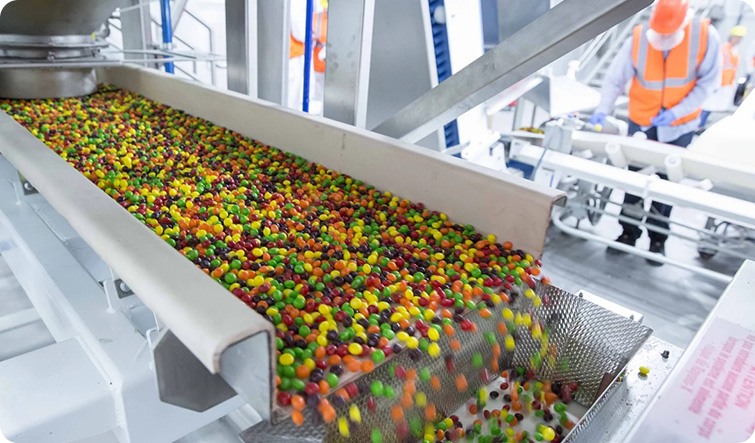 Candy Food packaging machinery industry faces industrial restructuring.